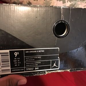 Air Jordan space jam 11 sz 9.5